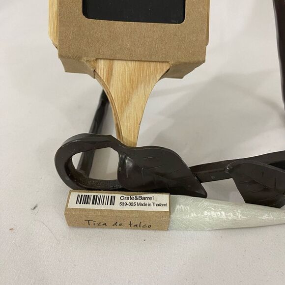 NWT Crate & Barrel Charcuterie Chalkboard Cheese Markers - Picture 3 of 6